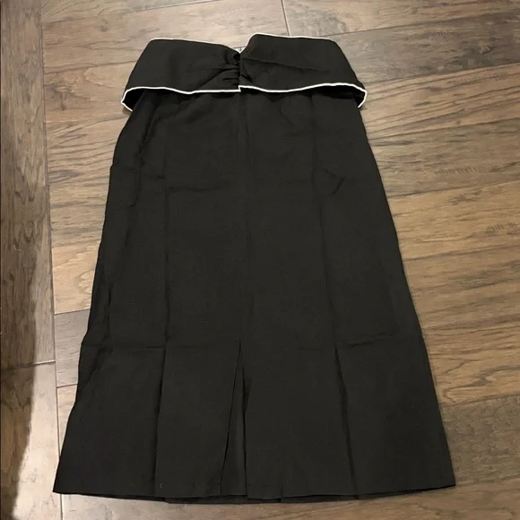 New With Tags Tuckernuck Black Linen Carine Tie Skirt Sz S - Picture 4 of 8